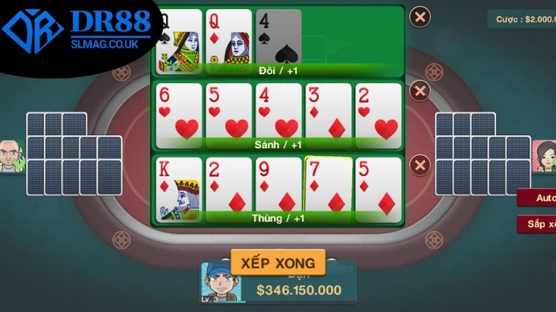 Chiến thuật tối ưu để giành chiến thắng khi chơi bài Mậu Binh DR88