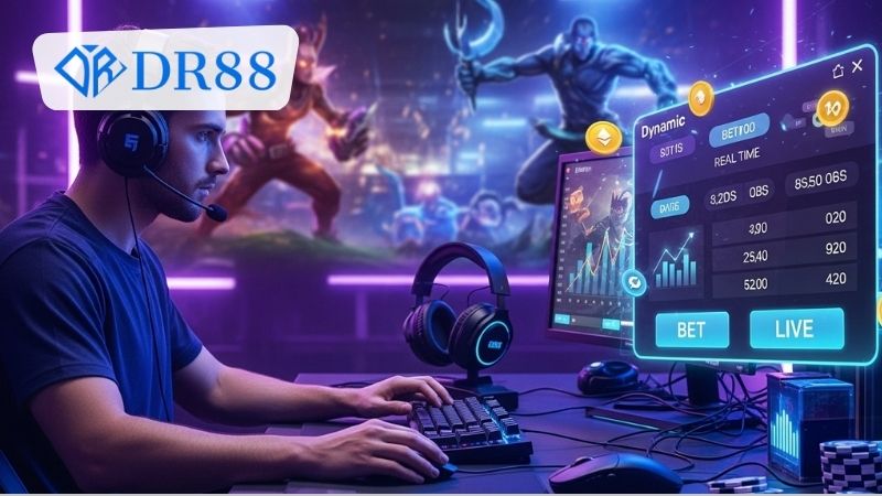 Hướng dẫn cá cược e-sports trên DR88 với cách tận dụng ưu đãi