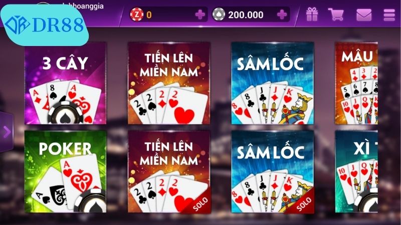 Hướng dẫn tham gia trải nghiệm sòng bài thật DR88 cho người mới