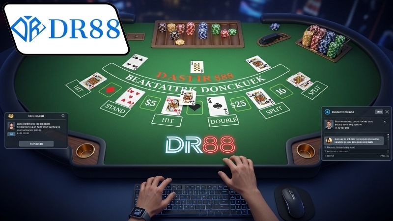 Ưu điểm khi chơi Blackjack trực tuyến DR88